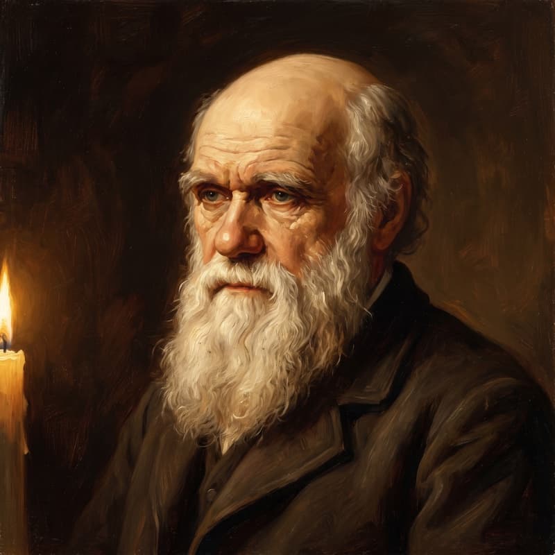 Portrait of Charles Darwin