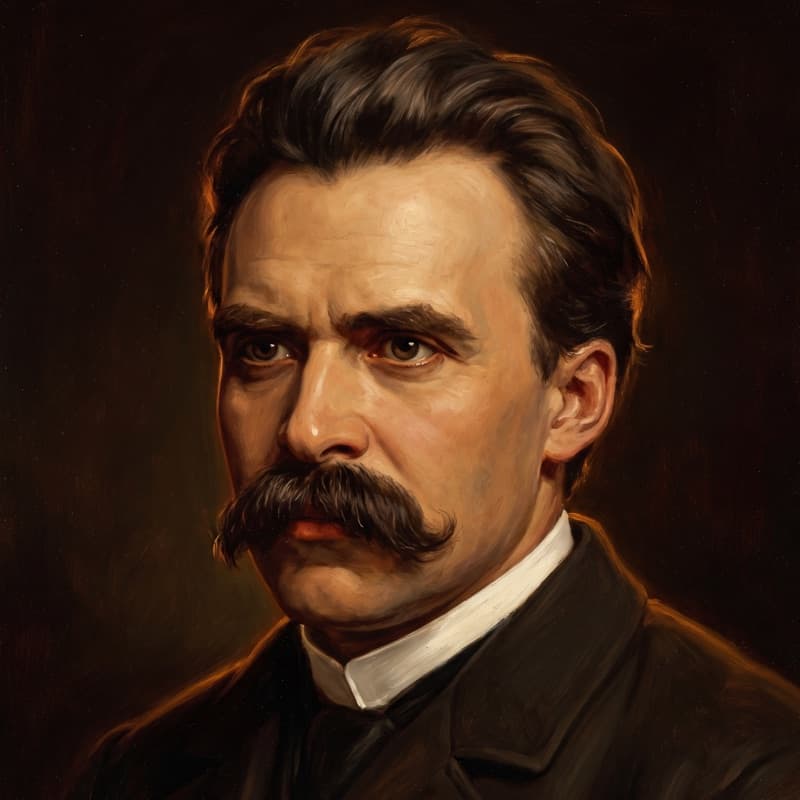 Portrait of Friedrich Nietzsche