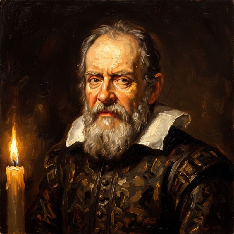 Portrait of Galileo Galilei
