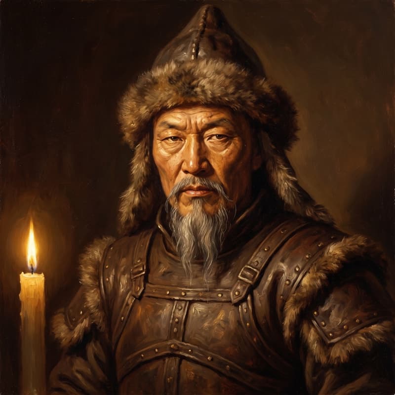 Portrait of Genghis Khan