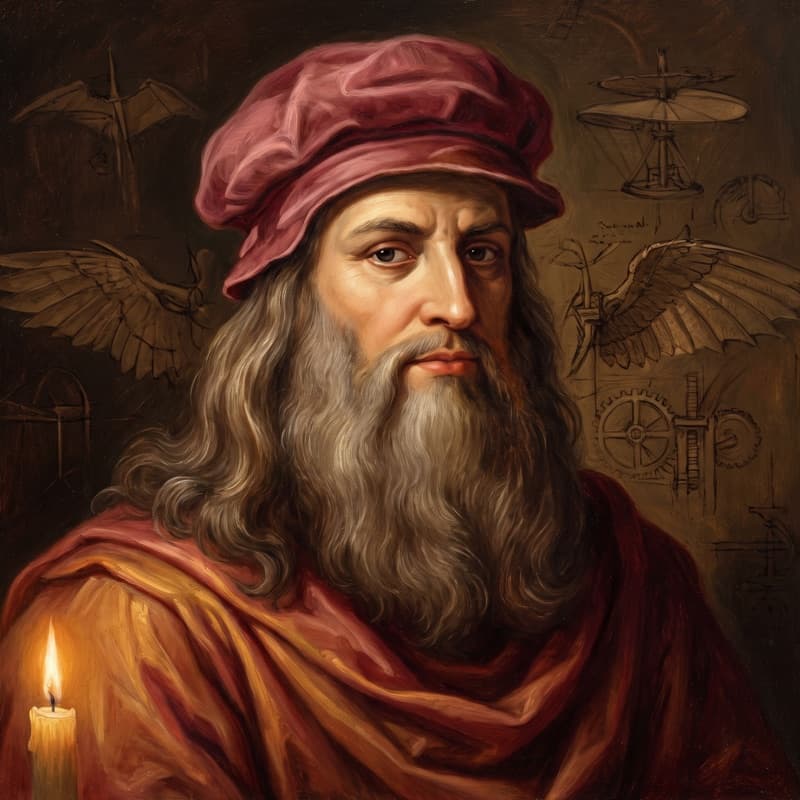 Portrait of Leonardo da Vinci