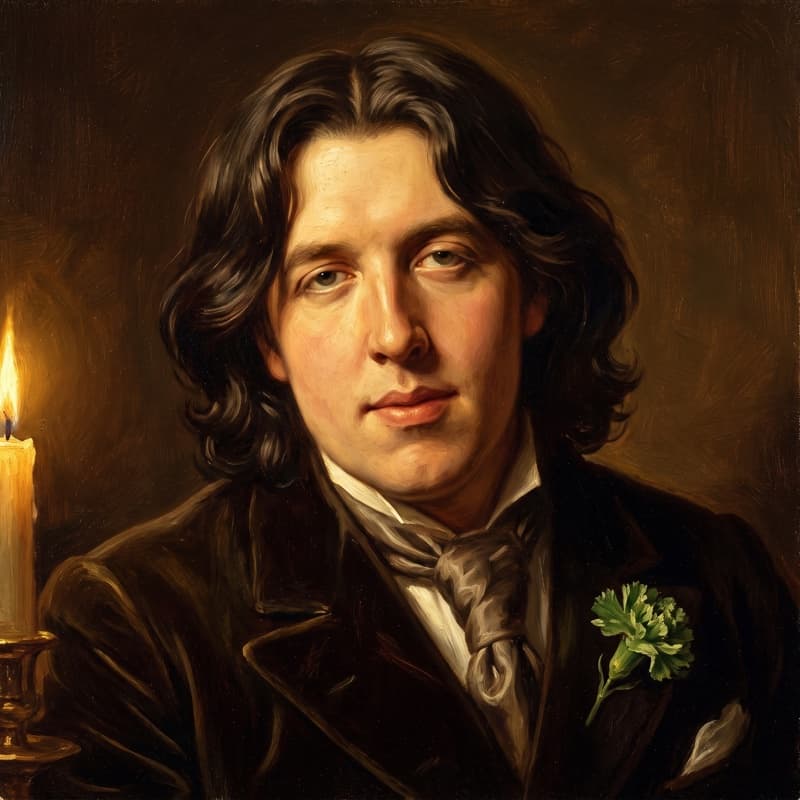 Portrait of Oscar Wilde